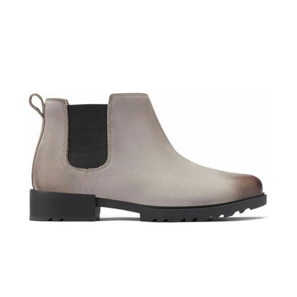 Sorel Gray Emelie II Waterproof Chelsea Boot Sz.9 NWOB - Picture 3 of 14